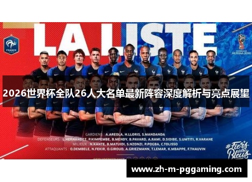 2026世界杯全队26人大名单最新阵容深度解析与亮点展望